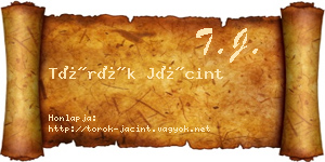 Török Jácint névjegykártya